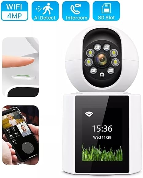 CAMARA IP CON PANTALLA VIDEOLLAMADA APP